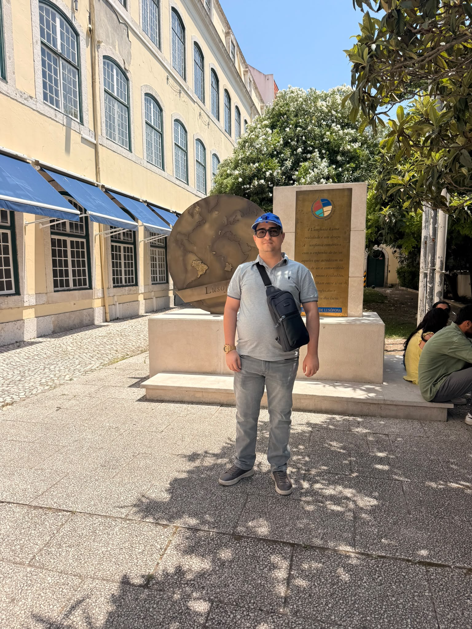 SETM secondee visiting the Lusofona University campus